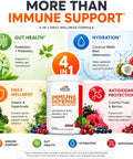 Country Farms Immune Defense Superfoods Immune Support Supplement Vitamin C with Black Elderberry Echinacea Turmeric Supports Hydration with Probiotics and Prebiotics Berry Flavor 60 Servings