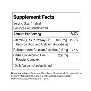 Zahler's Pureway-C 1000 Mg General Health 90 Tablets