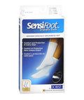 Jobst Sensifoot Mens And Womens Crew Style Diabetic Black Socks Extra Large each By Jobst