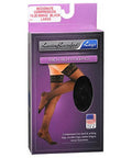 Scott Specialties Stockings Thigh-High 10-20 LCE BLACK, KPP LARGE 1 each By Scott Specialties