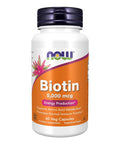 Now Foods Biotin 5,000mcg 60VC