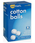 Sunmark Cotton Balls 130 each By Sunmark