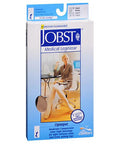Jobst Opaque Compression Stockings 15-20 Closed Toe Knee Highs Silky Beige Medium each By Jobst