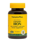 Natures Plus Chewable Iron With Vitamin C & Herbs 90 Tablets