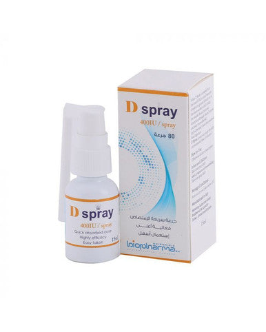 Biopharma D Spray 400IU Solution 15 mL