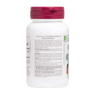 Natures Plus Herbal Actives Chinese Green Tea 30's