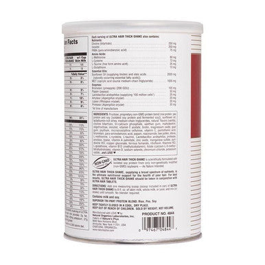 Natures Plus Ultra Hair Thick Shake 1 Lb Can