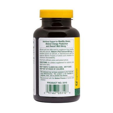 Natures Plus Calcium 600 mg Elemental 90's