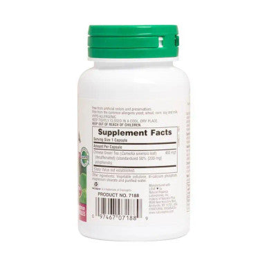 Natures Plus Herbal Actives Green Tea Chinese 400 mg 60's