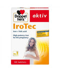 Doppelherz aktiv IroTec Iron Folic Acid Tablets 30s