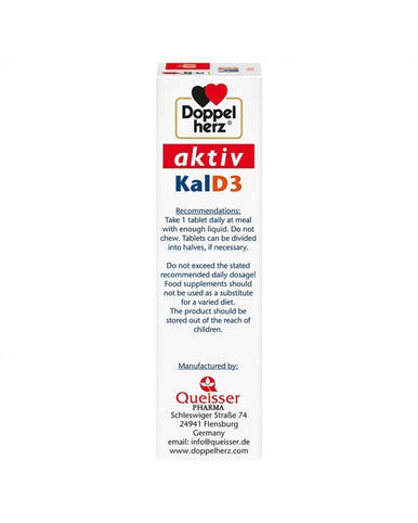 Doppelherz aktiv KalD3 Tablets 30s
