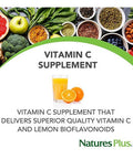 Natures Plus Vitamin C Liquid Orange 30 Oz