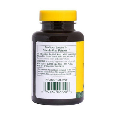 Natures Plus Vitamin E 1000 Iu 60 Softgels