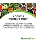 Natures Plus Ageloss Womens Multivitamin Tablet 90's
