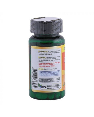 AMS RapidC 500 mg Vitamin C Tablets 100s