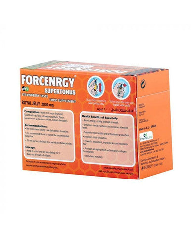 Forcenrgy Supertonus Drinkable Vials Strawberry 10 mL 10s