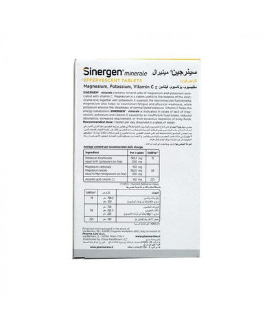 Sinergen Minerale Effervescent Tablets 20s