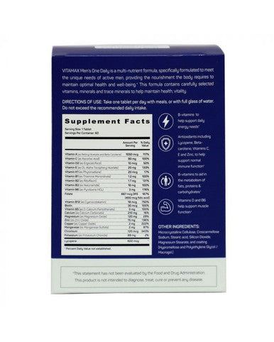 Vitamax Mens One Daily Tablets 60s