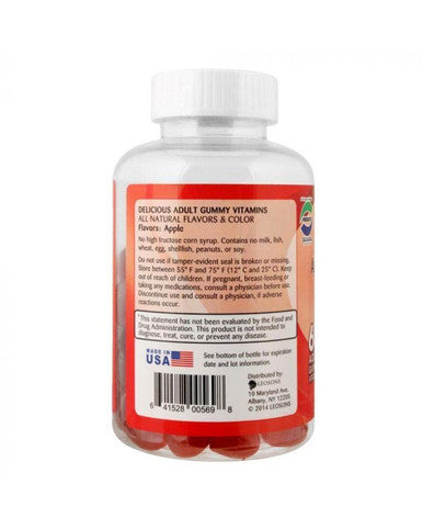 Amerix Organic Apple Cider Vinegar Adult Chewable Gummies 60s