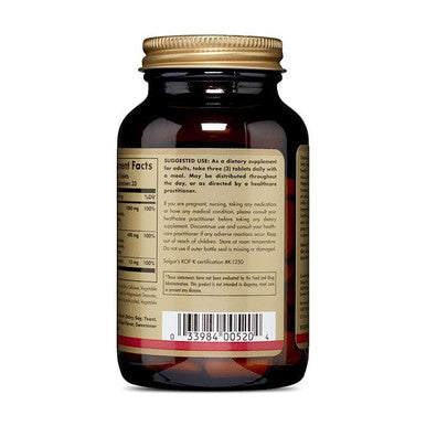 Solgar Calcium Magnesium Plus Zinc Tablets 100's