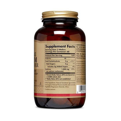 Solgar Chewable Calcium 500mg Wafers 120's