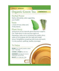 Traditional Medicinals Green Tea Lemongrass 16 Tea Bags
