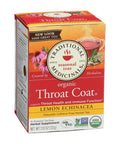 Traditional Medicinals Throat Coat Lemon Eusacea 16 Tea Bags