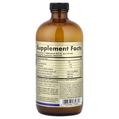 Solgar Liquid Calcium Magnesium Vitamin D3 Blueberry 16oz