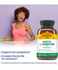 Country Life Acetyl L-Carnitine Caps 500 mg
