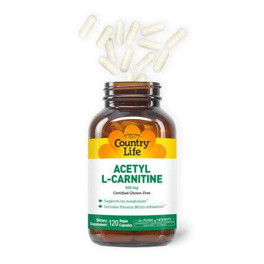 Country Life Acetyl L-Carnitine Caps 500 mg
