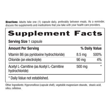 Country Life Acetyl L-Carnitine Caps 500 mg