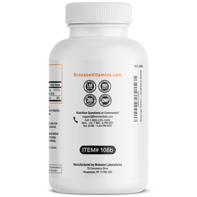 Bronson Buffered Vitamin C Calcium Ascorbate - 1,000 mg 250 Count