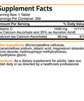 Bronson Buffered Vitamin C Calcium Ascorbate - 1,000 mg 250 Count