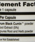 Amazing Herbs Black Seed Gold with Goldenseal and Echinacea Capsules, 60 Count
