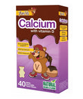 Calcium Plus D Bears White Chocolate 40 CT By Dulce Probiotics