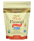 Organic Whole Premium Flaxseed 15 Oz By Spectrum Oils