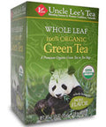 Organic Whole Leaf Green Tea 18 Bags By Uncle Lees Teas