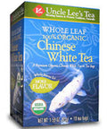 Organic Whole Leaf White Tea 18 Bags By Uncle Lees Teas