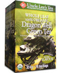 Organic Whole Leaf Dragon Well Green Tea 18 Bags By Uncle Lees Teas