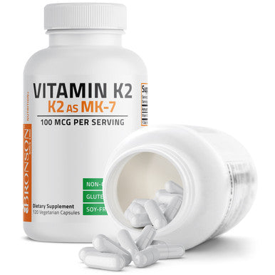 Bronson Vitamin K2 MK-7 - 100 mcg 60Count