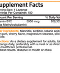 Bronson Methyl B12 Fast Dissolve Sublingual - Cherry - 5,000 mcg 180 Count
