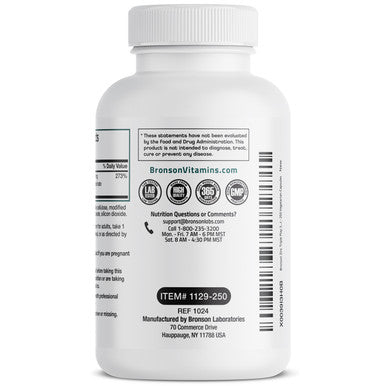 Bronson Zinc Triple Play - 30 mg 250 Count