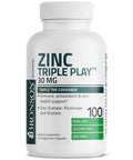 Bronson Zinc Triple Play - 30 mg 100 Count