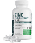 Bronson Zinc Triple Play - 30 mg 100 Count