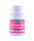 Natures Bounty Calcium 600 Vitamin D 400 IU 60's Tablets
