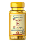 Puritan's Pride Vitamin E-400 IU with Selenium 50 mcg Softgels 100's
