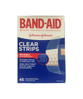 BAND-AID Clear Strips Invisible Technology, Assorted, 45 Each