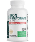 Bronson Iron Bisglycinate - 25 mg 180 Count