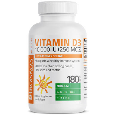 Bronson Vitamin D3 - 10,000 IU 180 Count