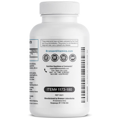 Bronson Melatonin Fast Dissolve - Peppermint - 12 mg 180 Count